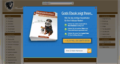 Desktop Screenshot of hundehaltung.org